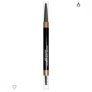 Revlon pencil powder & brush 610-DARK BROWN